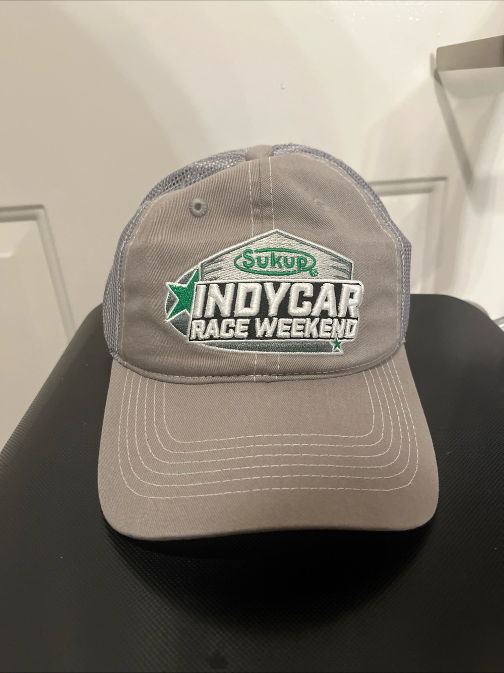 NEW Sukup IndyCar Race Weekend Gray Mesh Back Trucker Hat July 11-13 2025